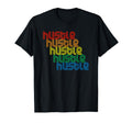 Hustle Repeat Disco 70S Funk T-Shirt - Casual Everyday Wear for Adults - T-Shirt, Sweatshirt, Hoodie