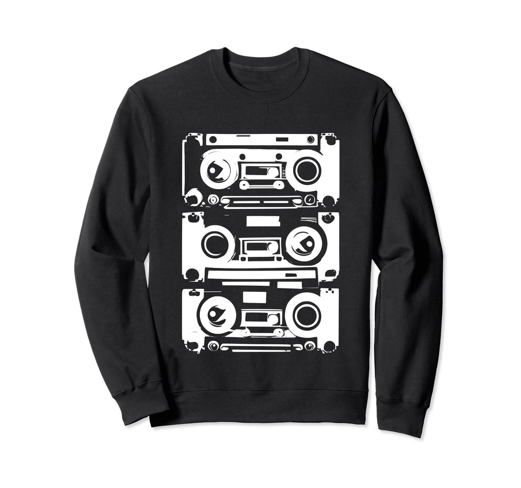 Cassette Tapes Sweatshirt - Graphic Print for Adults - T-Shirt, Sweatshirt, Hoodie