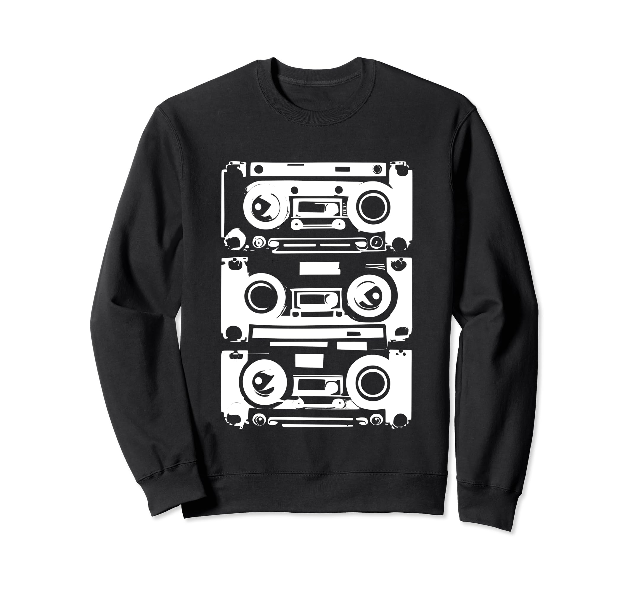 Cassette Tapes Sweatshirt - Graphic Print for Adults - T-Shirt, Sweatshirt, Hoodie