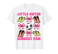 Little Sister Biggest Fan Soccer T-Shirt - Unique Graphic for Adults - T-Shirt, Sweatshirt, Hoodie