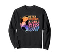 Never Underestimate Who Plays Soccer Sweatshirt - Trendy Graphic for Adults - T-Shirt, Sweatshirt, Hoodie