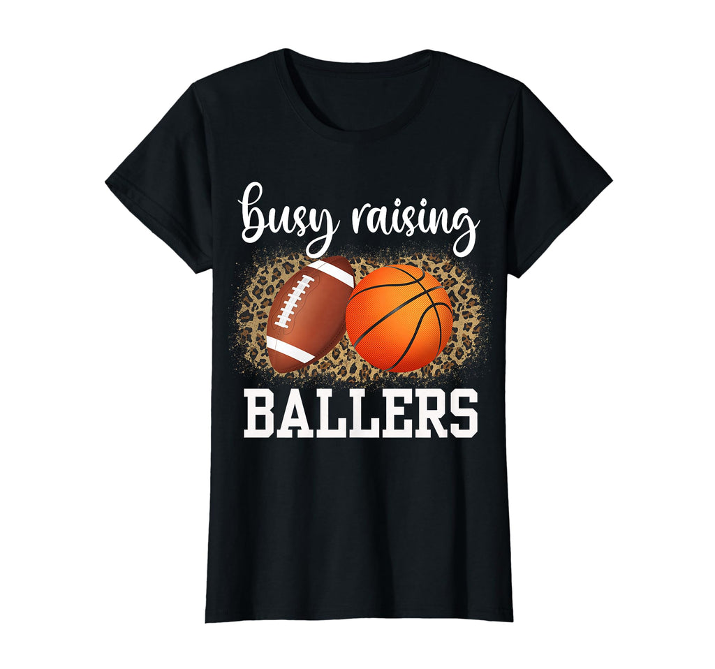 Busy Raising Ballers Basketball And T-Shirt - Minimalist Print Unisex - T-Shirt, Sweatshirt, Hoodie
