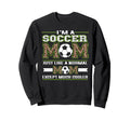 Im Soccer Mom Funny Mom Leopard Sweatshirt - Minimalist Print Men Women - T-Shirt, Sweatshirt, Hoodie