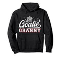 Ice Hockey Goalie Granny Ice Hockey Hoodie - Custom Art Print for Adults - T-Shirt, Sweatshirt, Hoodie
