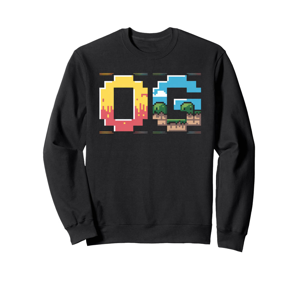 Old School Og Hip Hop Vinyl Cds Sweatshirt - Minimalist Print for Adults - T-Shirt, Sweatshirt, Hoodie