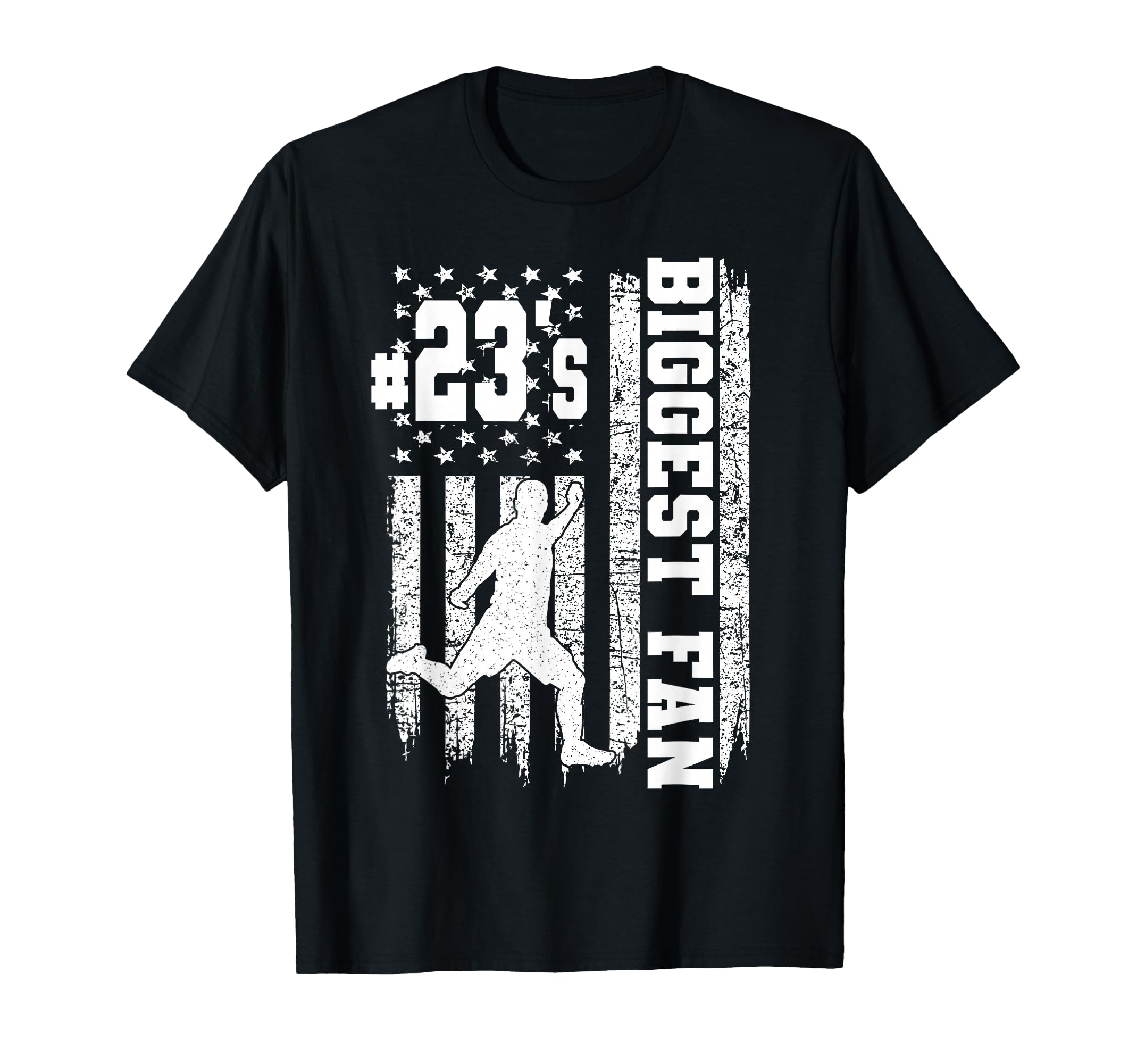 Soccer Biggest Fan Number 23 Proud T-Shirt - Trendy Graphic Men Women - T-Shirt, Sweatshirt, Hoodie
