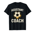 Assistant Soccer Coach Distressed Ball T-Shirt - Graphic Print Unisex - T-Shirt, Sweatshirt, Hoodie