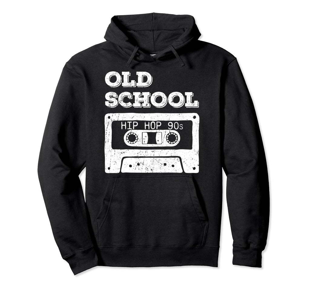 Old School Hip Hop Cassette Tape Rap Hoodie - Custom Art Print Men Women - T-Shirt, Sweatshirt, Hoodie