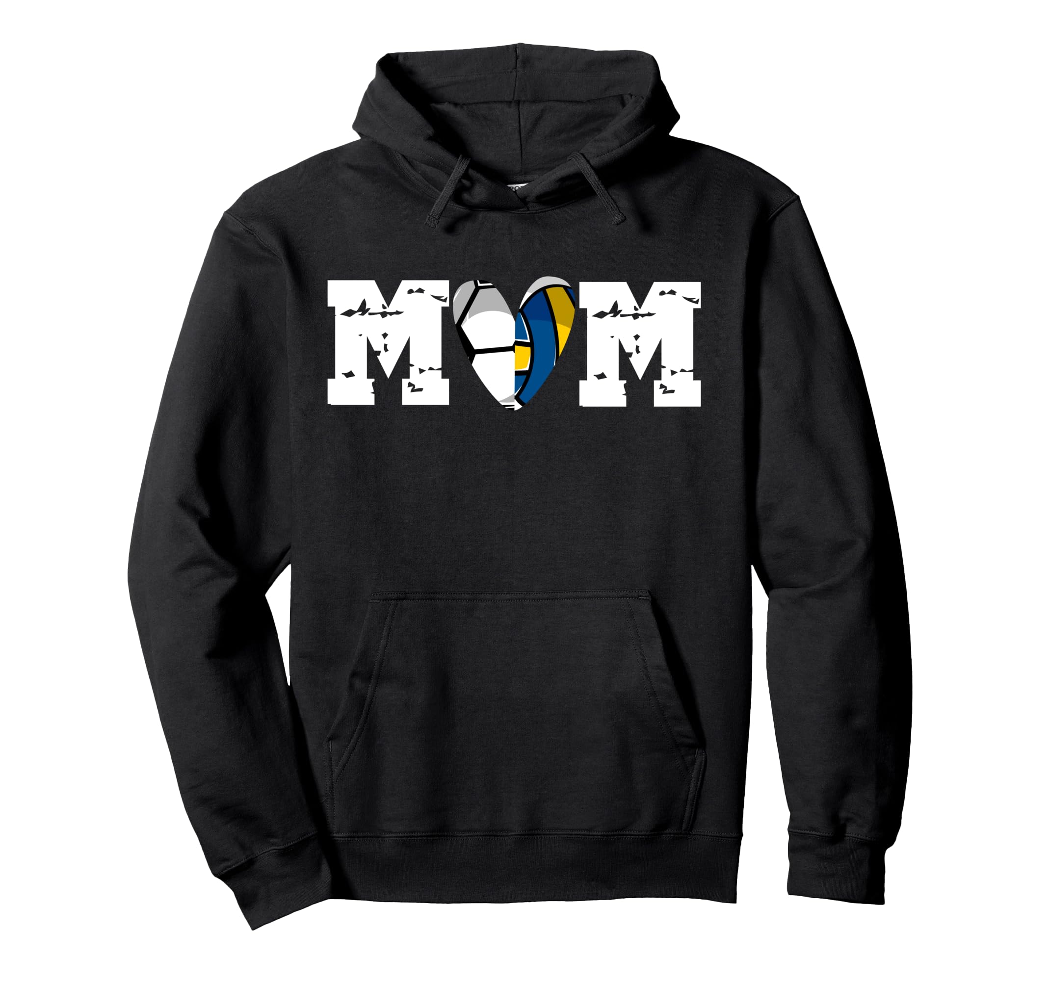 Soccer Volleyball Mom Volleyball Soccer Hoodie - Trendy Graphic Men Women - T-Shirt, Sweatshirt, Hoodie