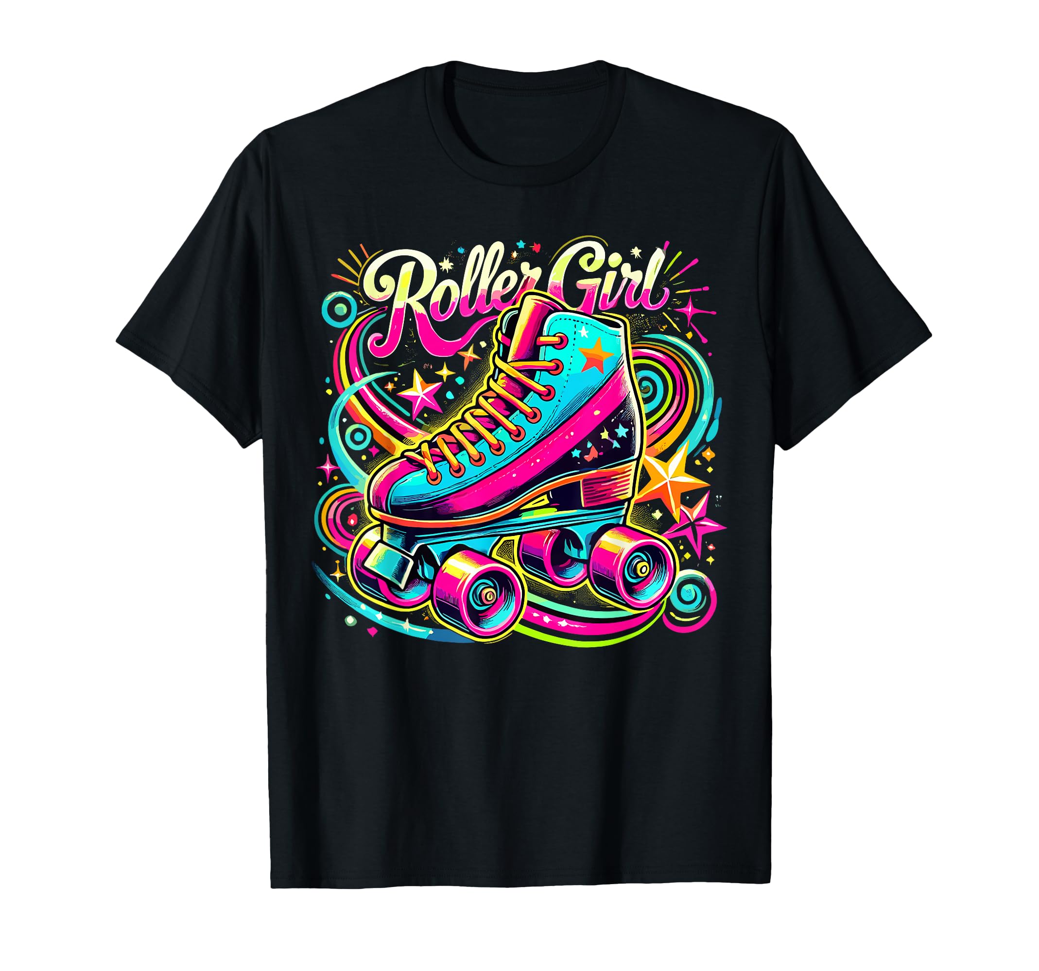 Roller Funny Roller Skates 90S 80S T-Shirt - Unique Graphic for Adults - T-Shirt, Sweatshirt, Hoodie