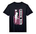 Mens Cheer Mom American Flag Cheerleading T-Shirt - Unique Graphic Unisex - T-Shirt, Sweatshirt, Hoodie