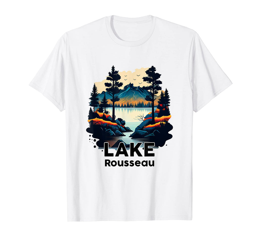 Lake Rousseau Minimalist Lake Rousseau T-Shirt - Trendy Graphic Unisex - T-Shirt, Sweatshirt, Hoodie
