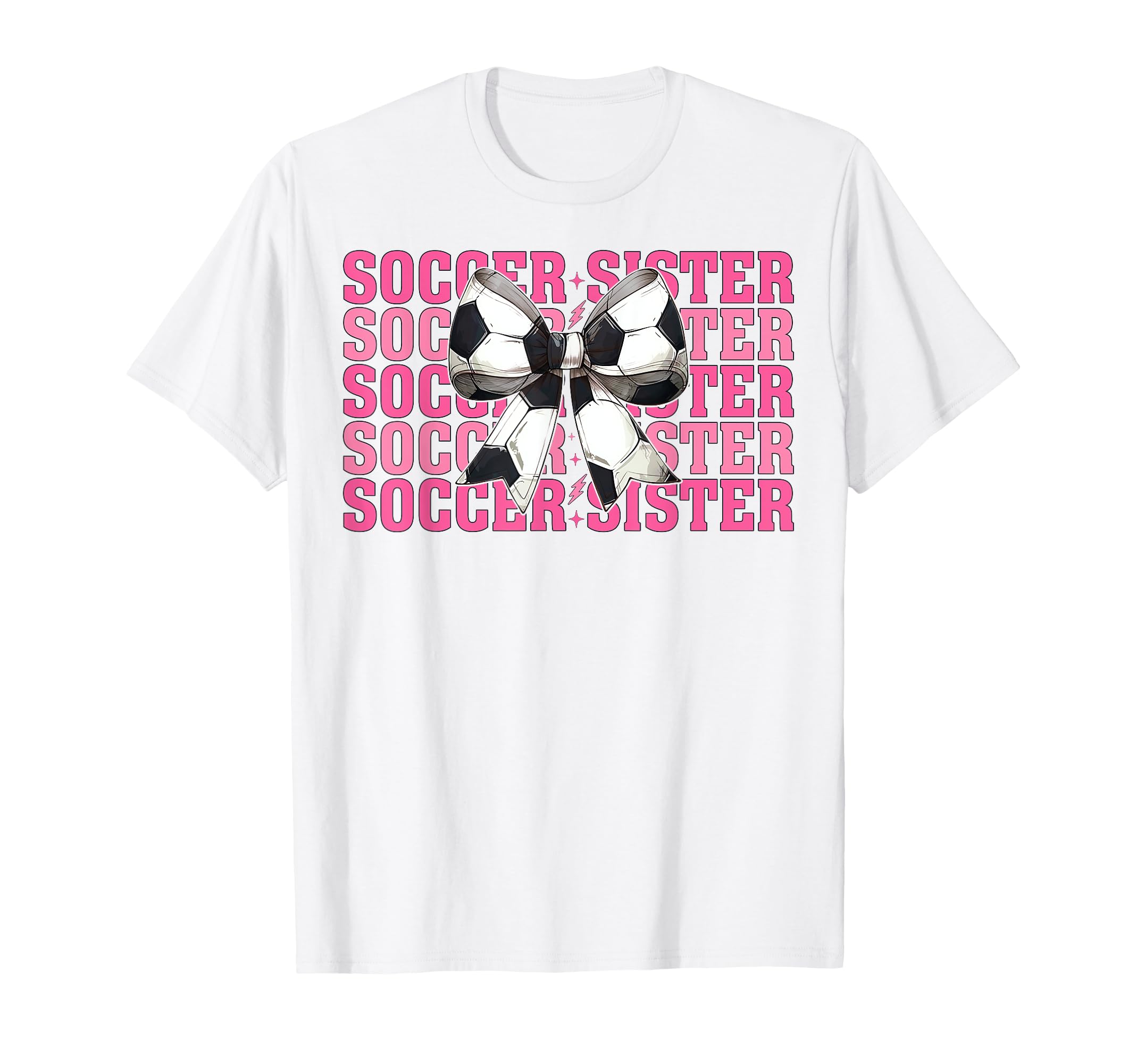 Womens Coquette Bow Ribbon Soccer Player Hoodie - Graphic Print Men Women - T-Shirt, Sweatshirt, Hoodie