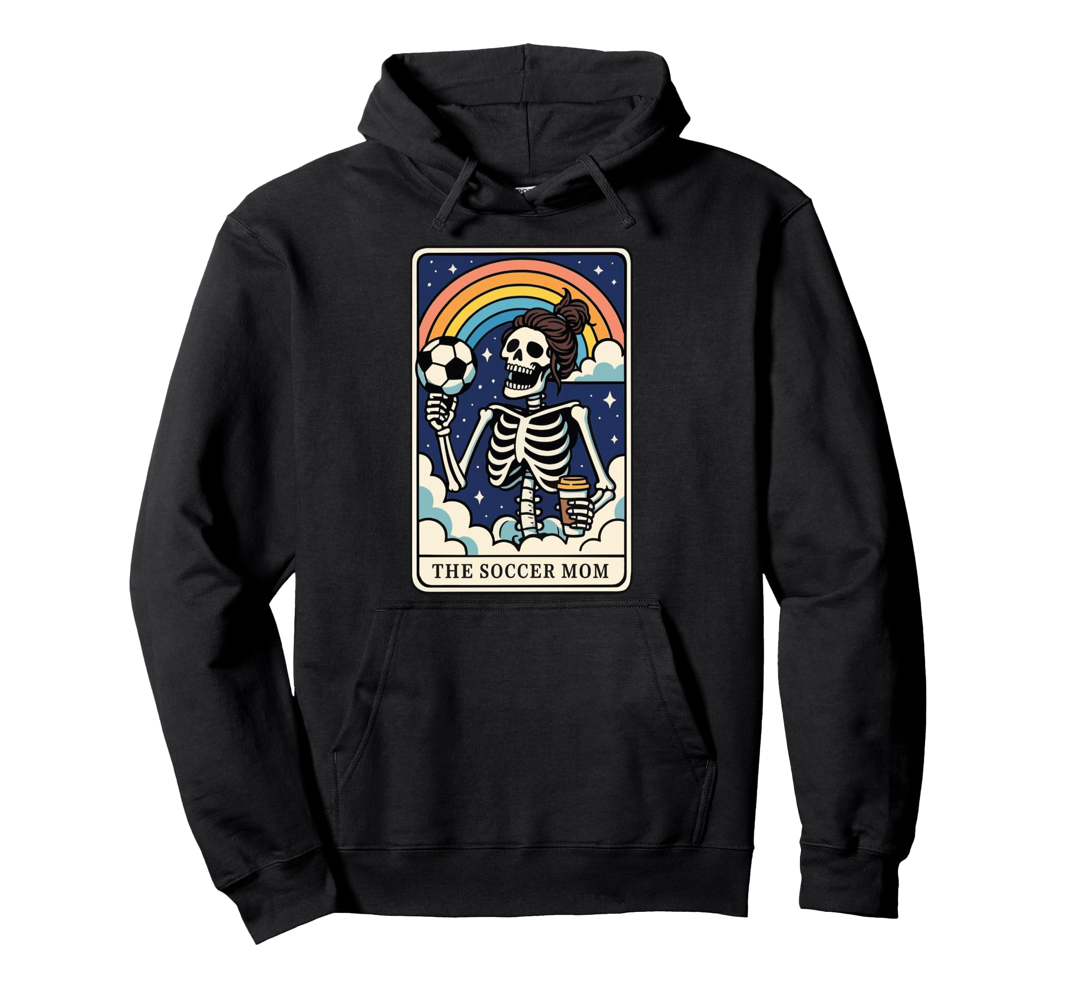 Soccer Mom Tarot Card Hoodie - Custom Art Print Unisex - T-Shirt, Sweatshirt, Hoodie