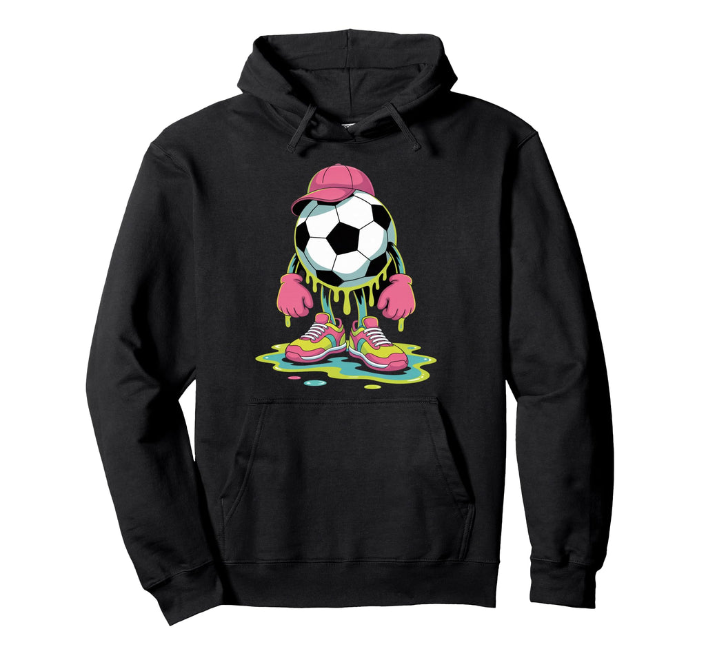 Soccer Ice Cream Drip Game Soccer Drip Hoodie - Graphic Print for Adults - T-Shirt, Sweatshirt, Hoodie