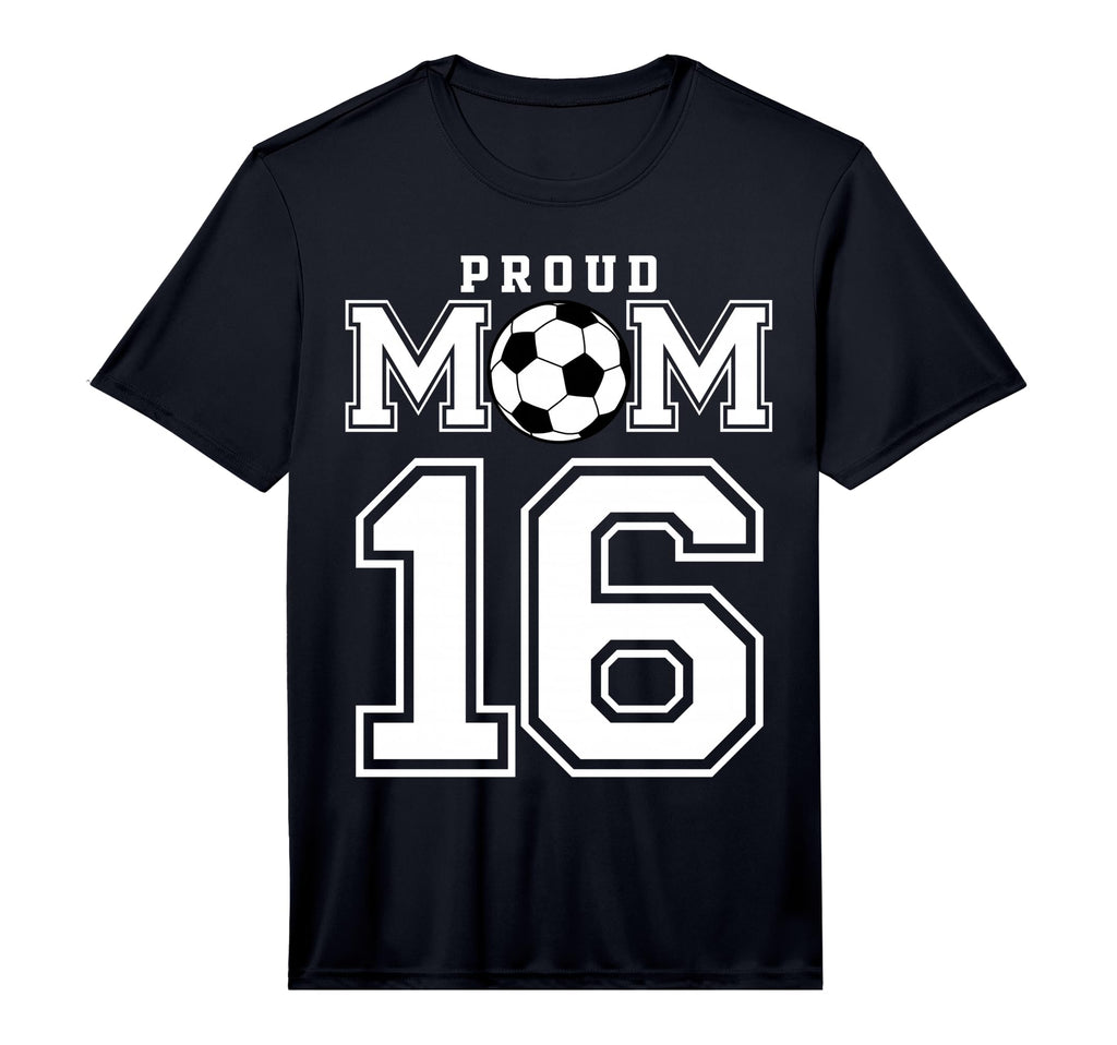 Number 16 Custom Proud Soccer Futbol T-Shirt - Casual Everyday Wear Unisex - T-Shirt, Sweatshirt, Hoodie