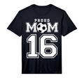 Number 16 Custom Proud Soccer Futbol T-Shirt - Casual Everyday Wear Unisex - T-Shirt, Sweatshirt, Hoodie
