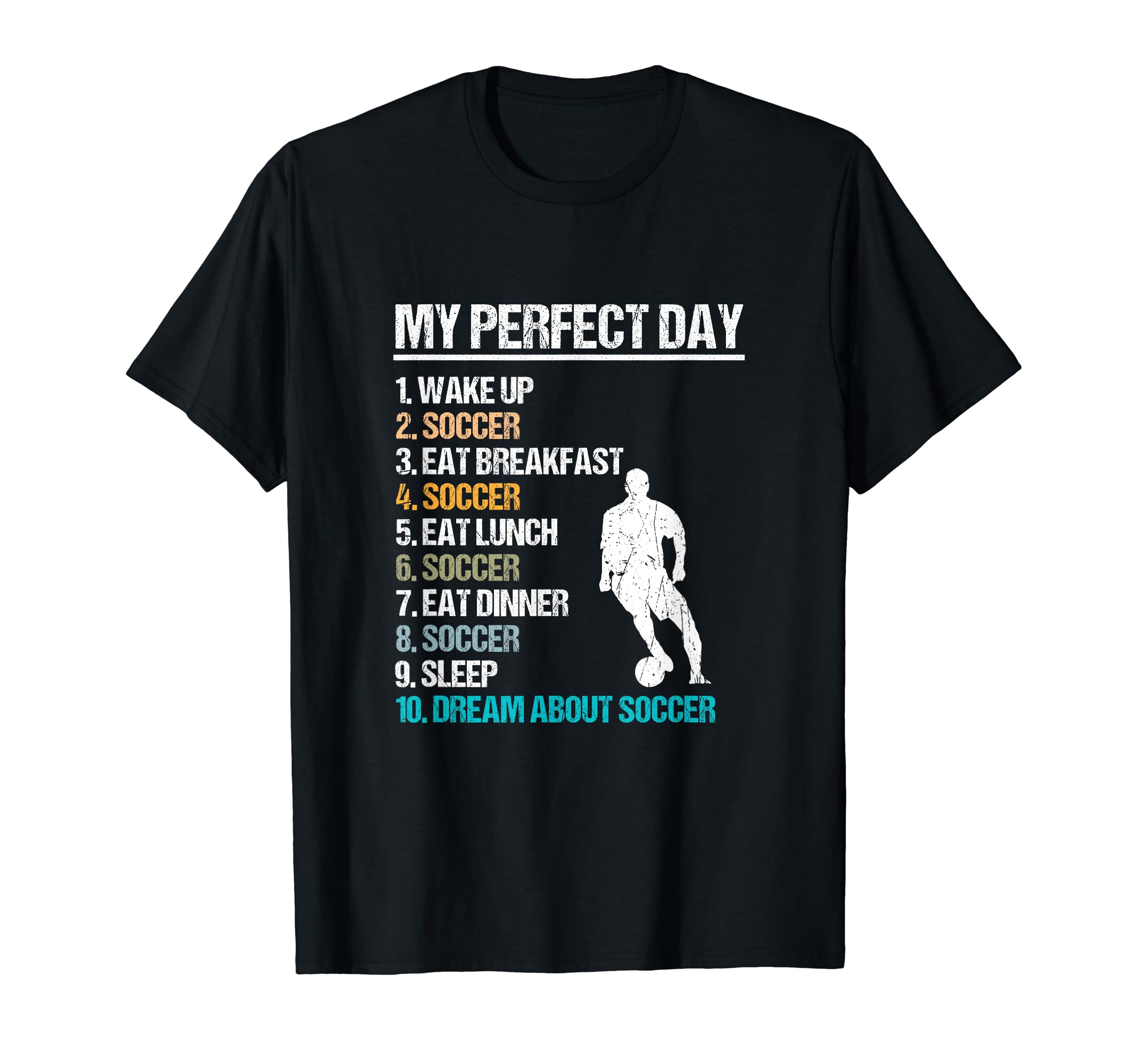 Eat Sleep Soccer Repeat Sport Player T-Shirt - Trendy Graphic Unisex - T-Shirt, Sweatshirt, Hoodie