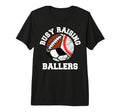 Busy Raising Ballers Funny Baseball T-Shirt - Custom Art Print for Adults - T-Shirt, Sweatshirt, Hoodie