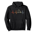 Roller Skates Heartline Roller Hoodie - Fun Novelty Design for Adults - T-Shirt, Sweatshirt, Hoodie