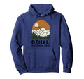Denali Est 1917 Alaska National Park Hoodie - Fun Novelty Design Unisex - T-Shirt, Sweatshirt, Hoodie
