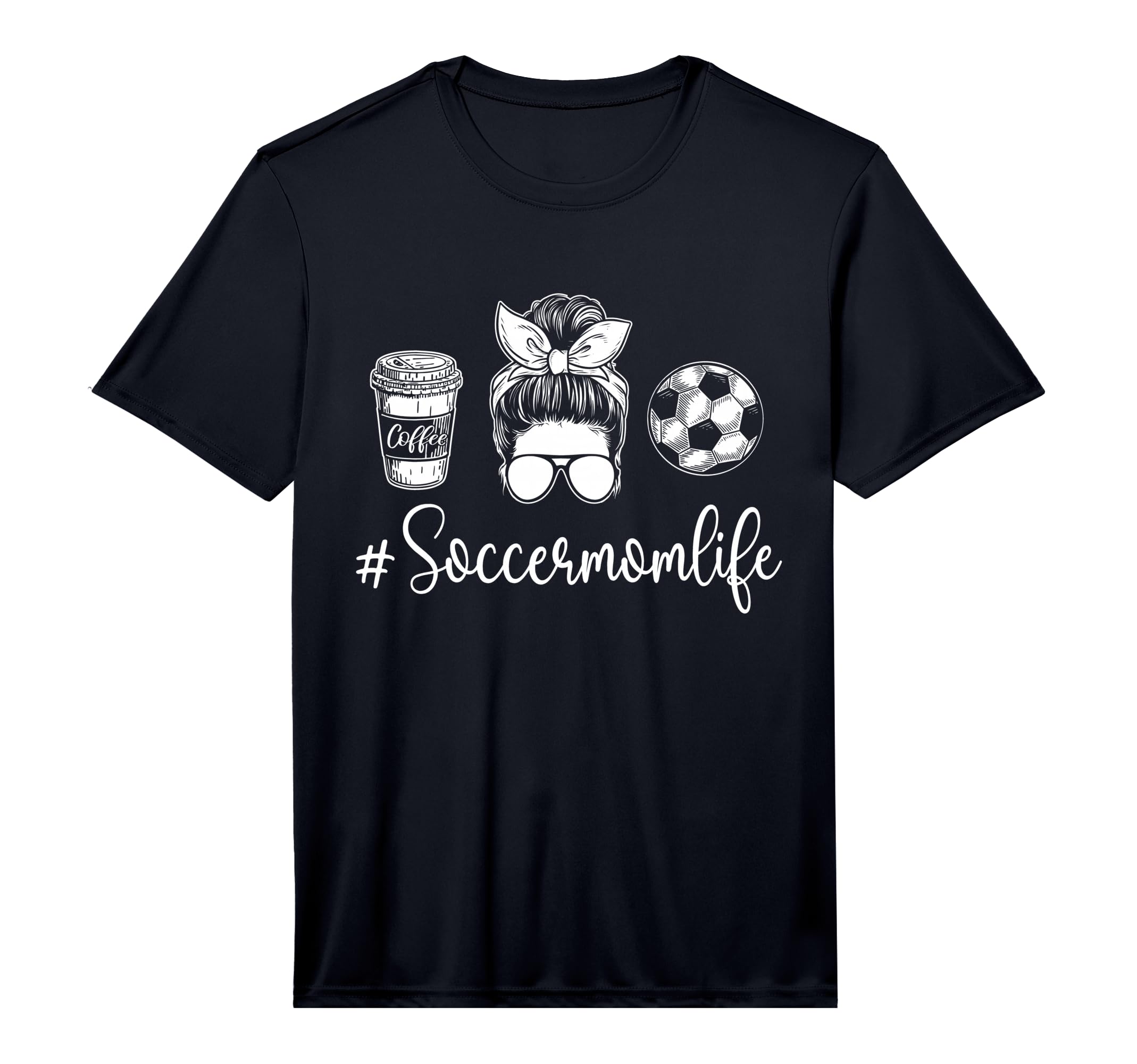 Mens Soccer Mom Life Football T-Shirt - Fun Novelty Design for Adults - T-Shirt, Sweatshirt, Hoodie