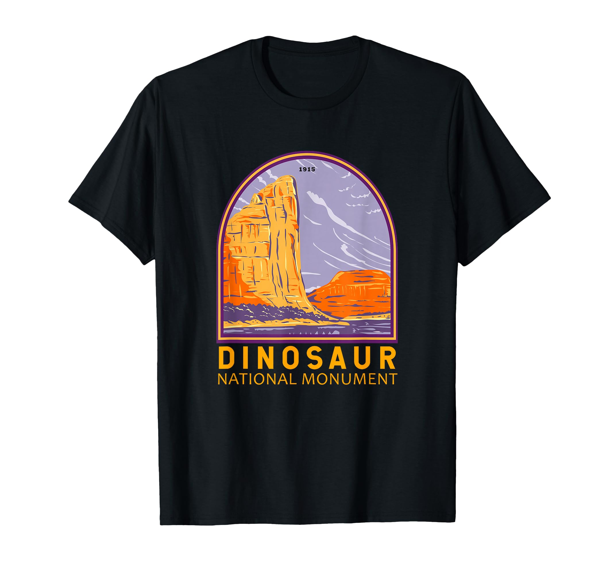 Dinosaur National Monument Emblem T-Shirt - Graphic Print for Adults - T-Shirt, Sweatshirt, Hoodie