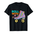 Rollerskates 80S Derby Roller T-Shirt - Casual Everyday Wear Men Women - T-Shirt, Sweatshirt, Hoodie