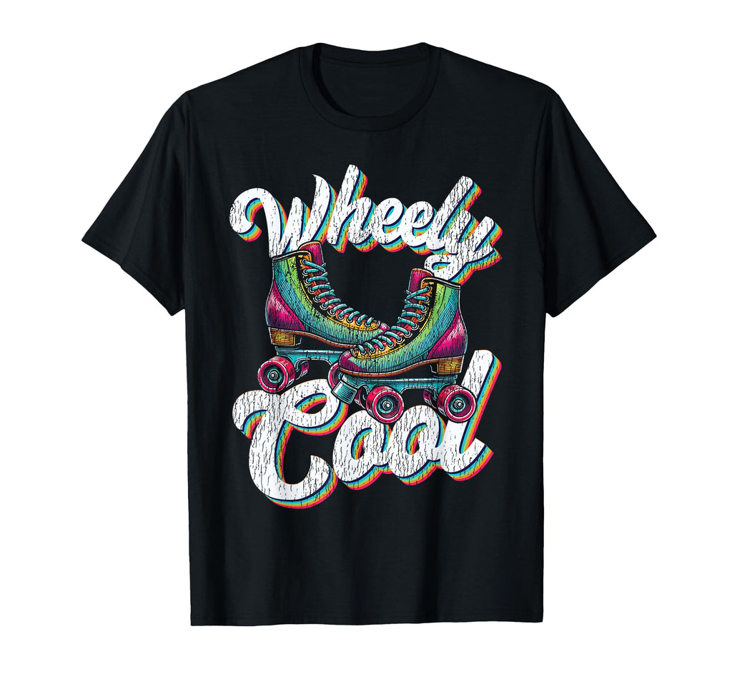 Roller Skating Skate 1970S Wheely T-Shirt - Novelty Apparel Men Women - T-Shirt, Sweatshirt, Hoodie