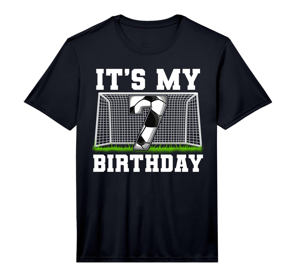 7Th Birthday Soccer Performance T-Shirt - Custom Art Print for Adults - T-Shirt, Sweatshirt, Hoodie