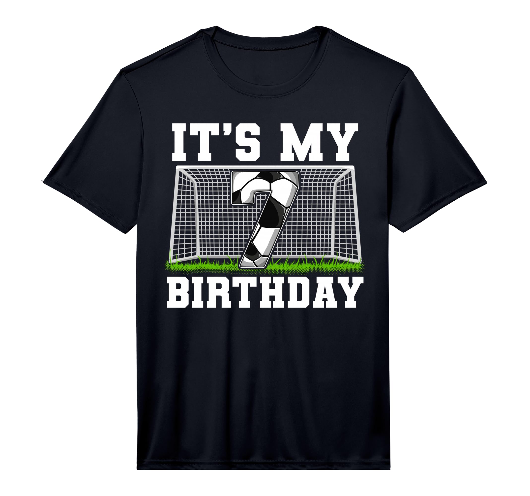 7Th Birthday Soccer Performance T-Shirt - Custom Art Print for Adults - T-Shirt, Sweatshirt, Hoodie
