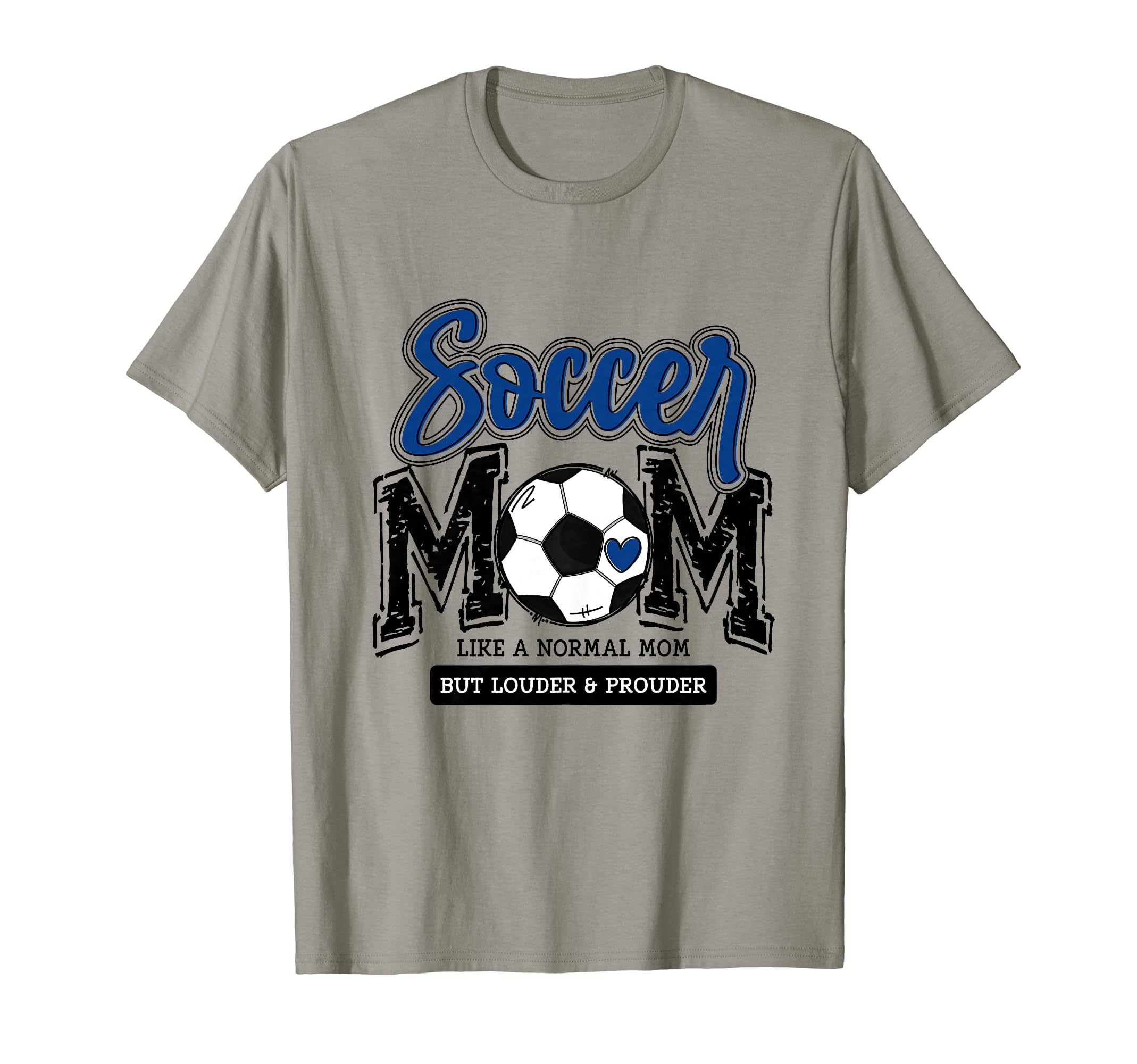 Soccer Mom Blue Soccer Player Calls T-Shirt - Novelty Apparel for Adults - T-Shirt, Sweatshirt, Hoodie