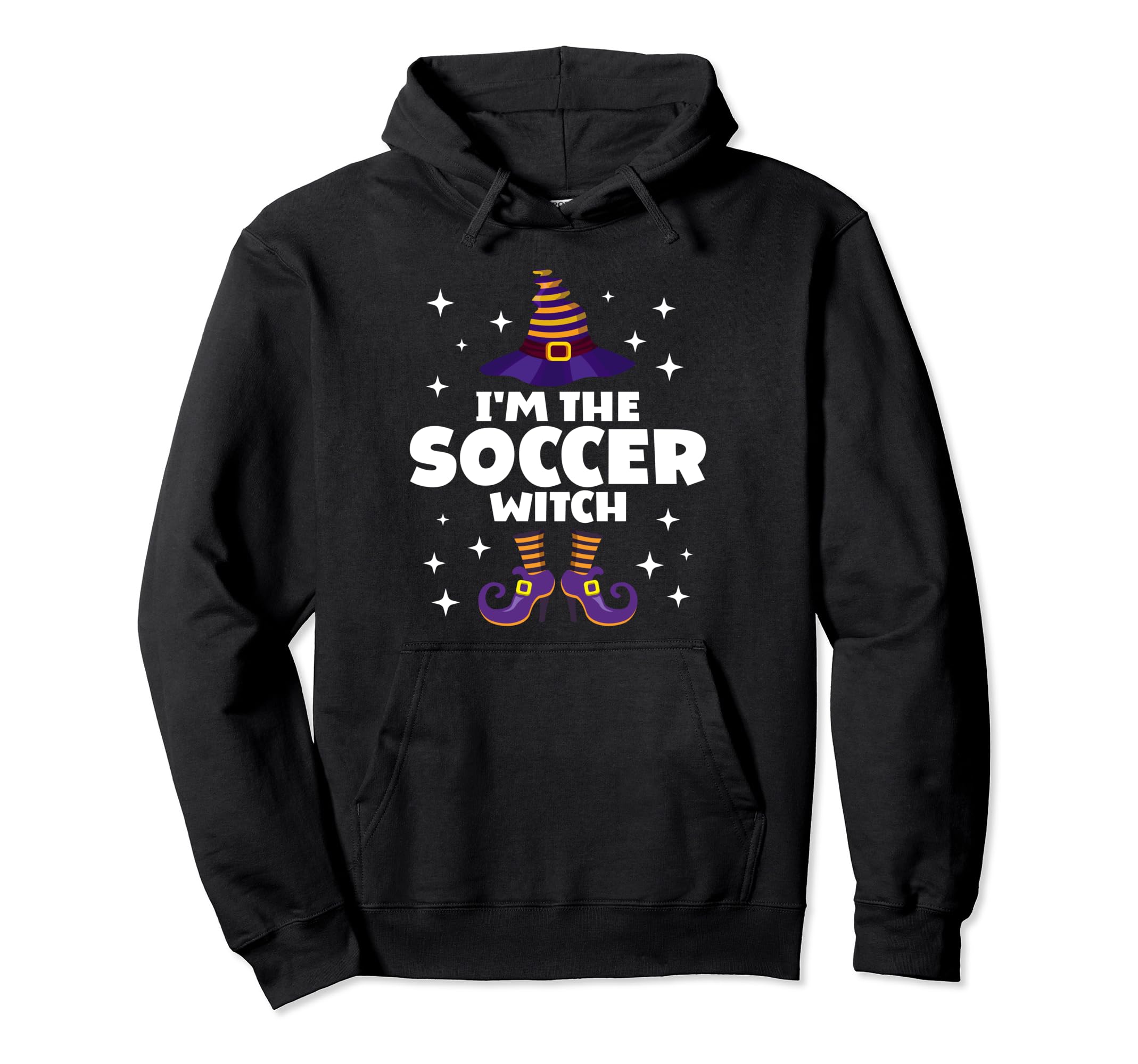 Funny Soccer Witch Family Matching Hoodie - Graphic Print for Adults - T-Shirt, Sweatshirt, Hoodie