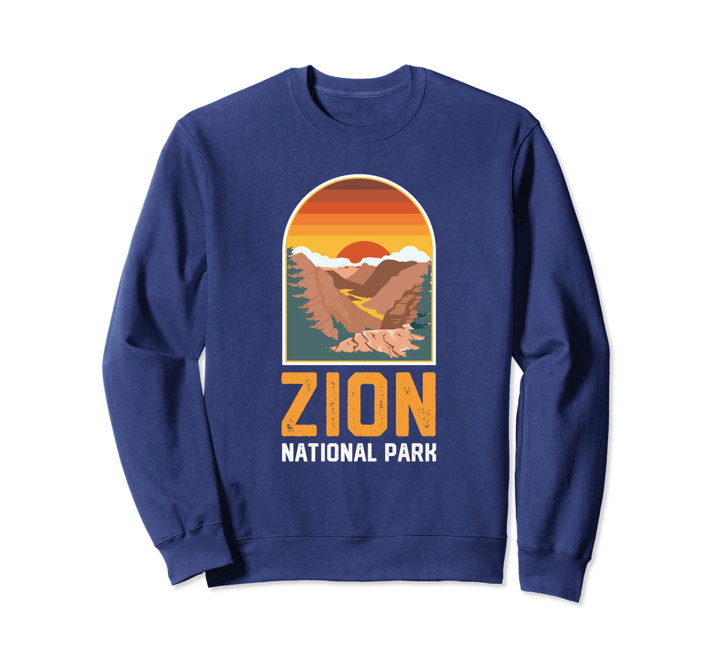 Zion National Park Sunset Sweatshirt - Novelty Apparel for Adults - T-Shirt, Sweatshirt, Hoodie