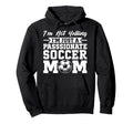 Im Not Yelling Im Just Passionate Soccer Hoodie - Minimalist Print Unisex - T-Shirt, Sweatshirt, Hoodie