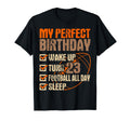 Football 23Rd Birthday Player T-Shirt - Novelty Apparel for Adults - T-Shirt, Sweatshirt, Hoodie