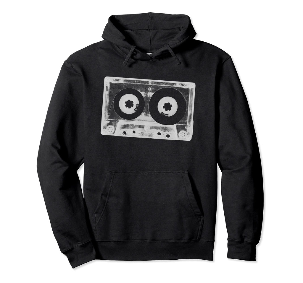 Tape 80S 90S Oldschool Cassette Hoodie - Aesthetic Graphic Men Women - T-Shirt, Sweatshirt, Hoodie