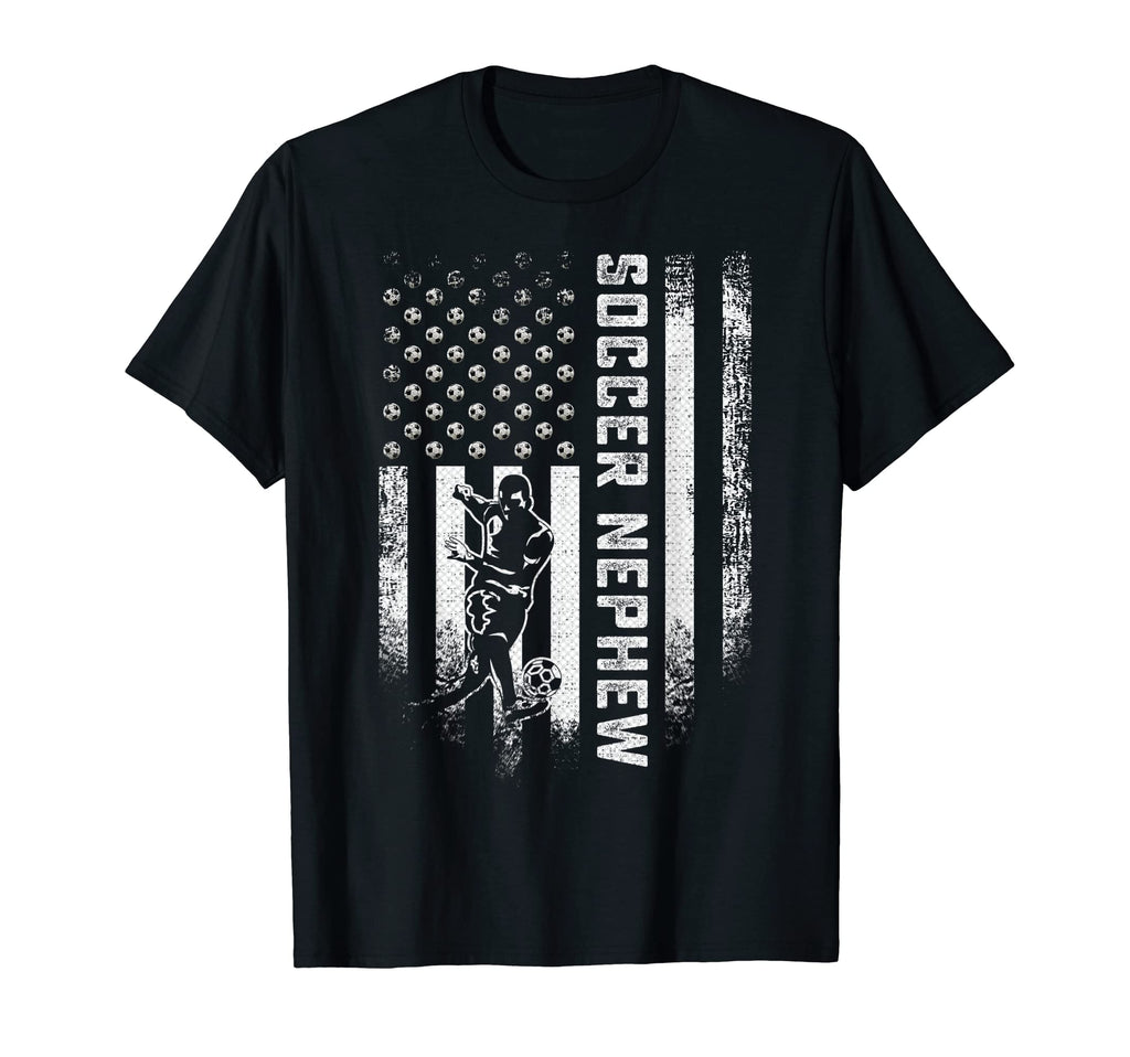 Usa American Flag Proud Soccer T-Shirt - Custom Art Print for Adults - T-Shirt, Sweatshirt, Hoodie