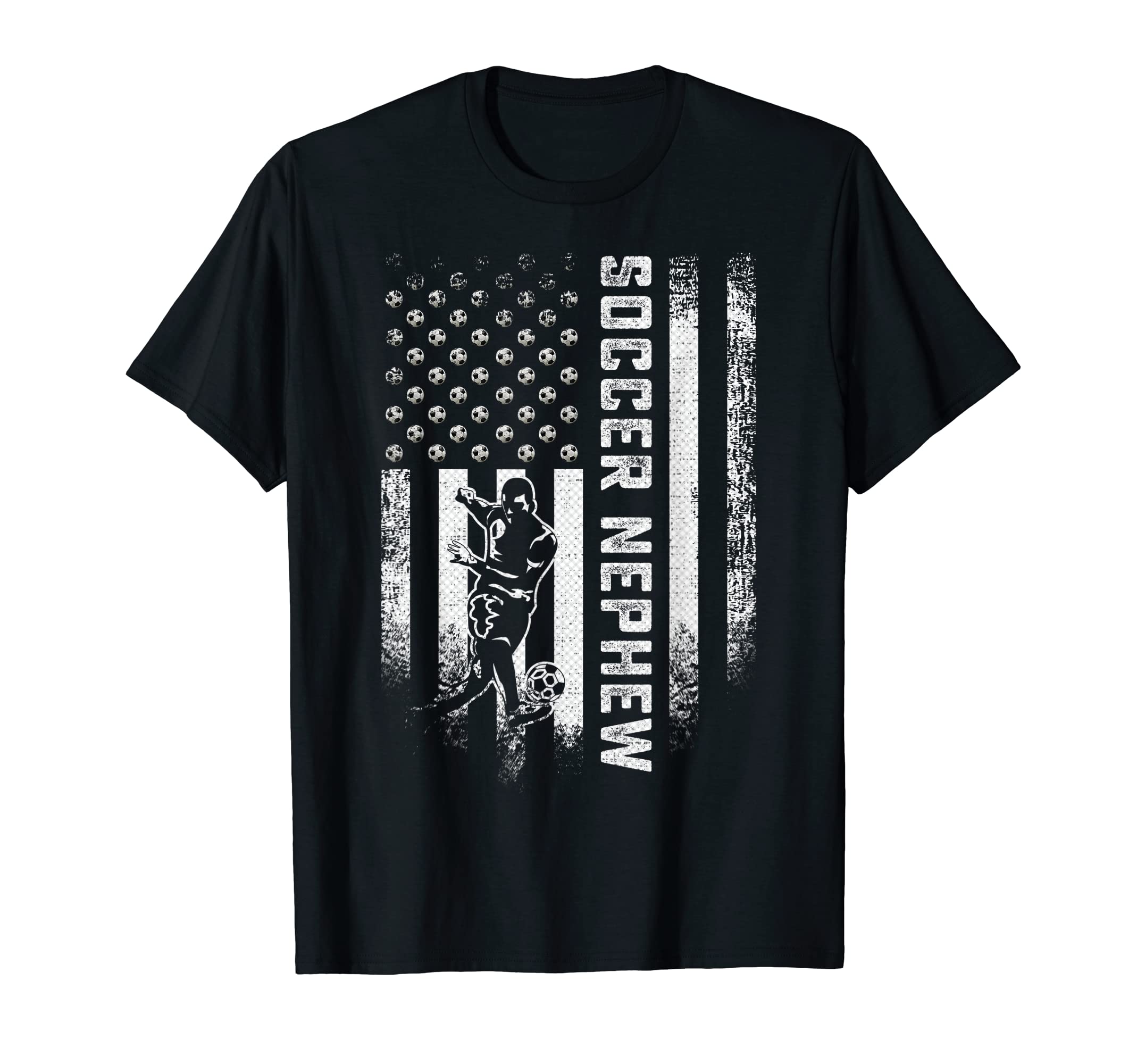 Usa American Flag Proud Soccer T-Shirt - Custom Art Print for Adults - T-Shirt, Sweatshirt, Hoodie