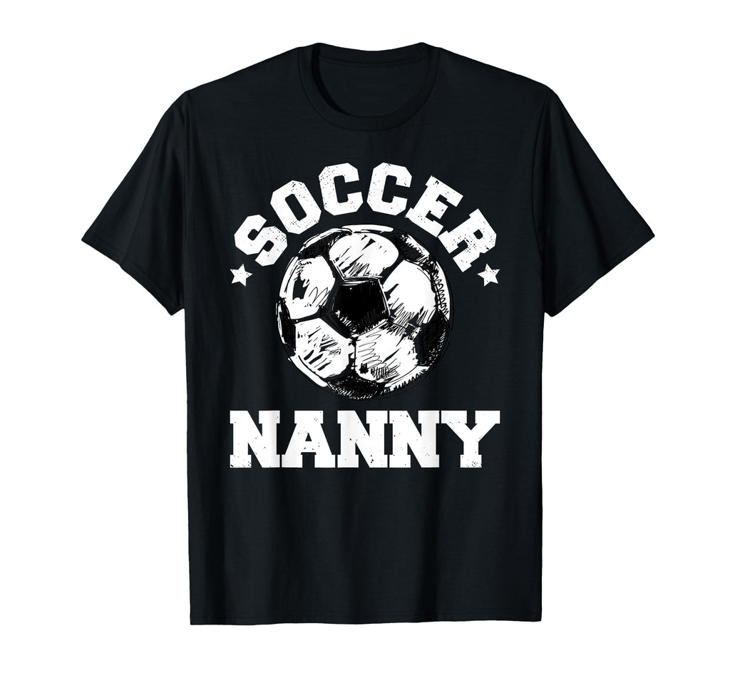 Soccer Nanny Soccer Ball Distressed T-Shirt - Trendy Graphic Men Women - T-Shirt, Sweatshirt, Hoodie