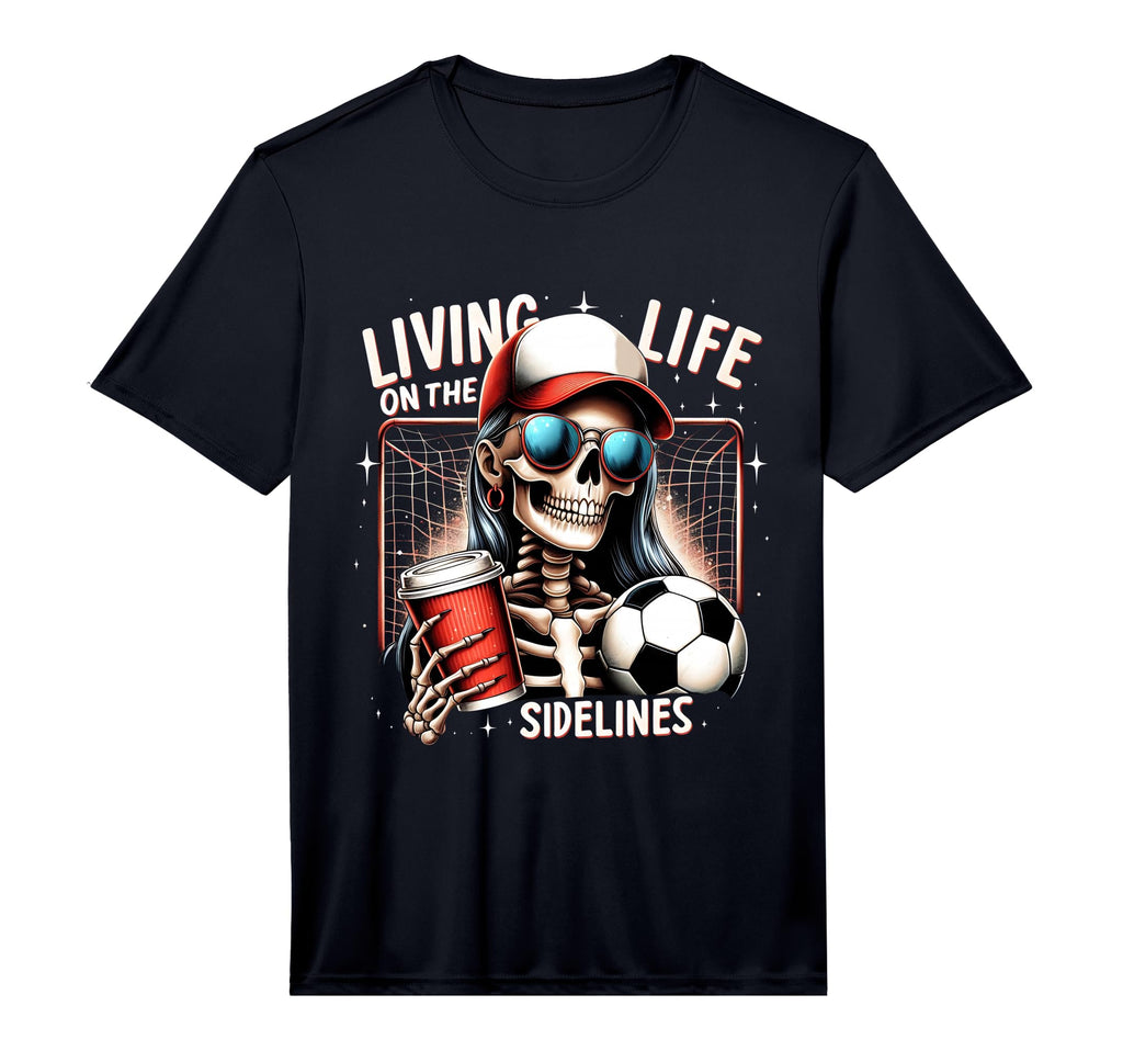 Soccer Mama Mom Life Sidelines Mothers T-Shirt - Novelty Apparel Unisex - T-Shirt, Sweatshirt, Hoodie