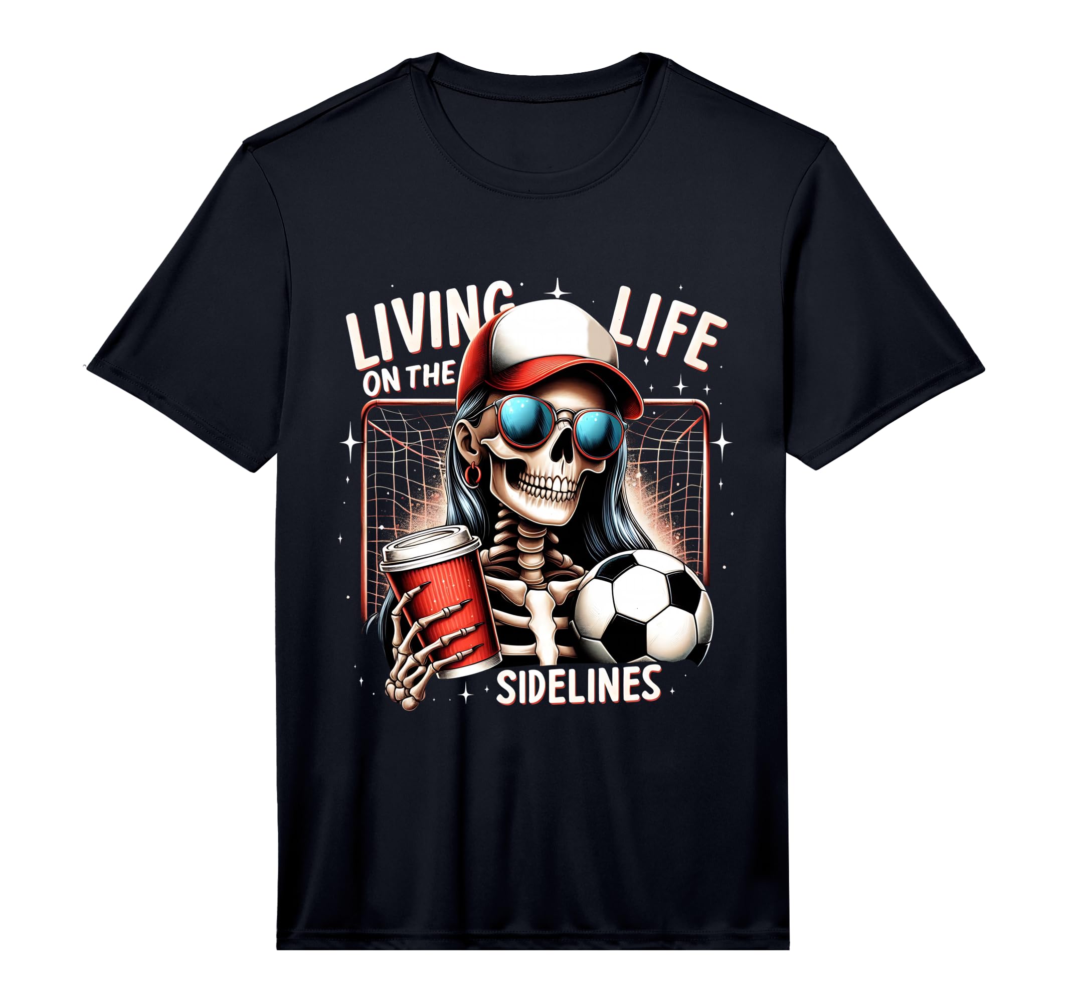 Soccer Mama Mom Life Sidelines Mothers T-Shirt - Novelty Apparel Unisex - T-Shirt, Sweatshirt, Hoodie