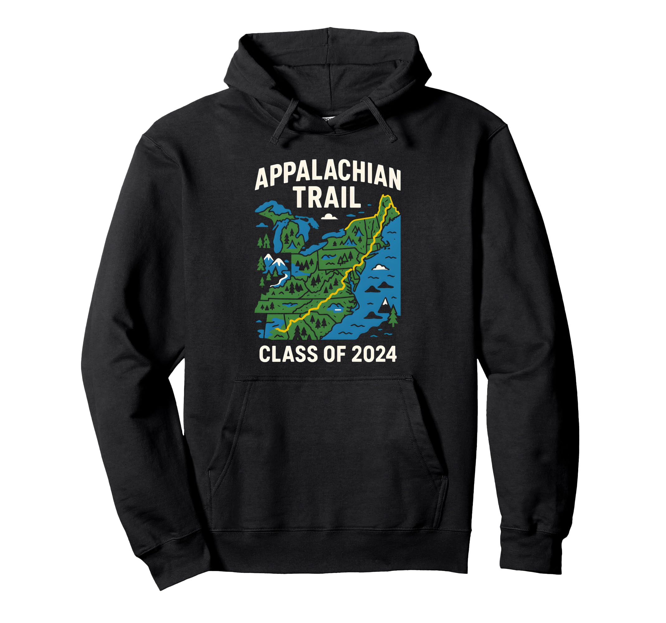 Appalachian Trail Class 2024 Mens Hoodie - Streetwear Style Men Women - T-Shirt, Sweatshirt, Hoodie