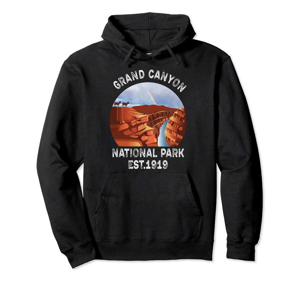 Grand Canyon National Park Arizona 70S 80 Hoodie - Graphic Print Unisex - T-Shirt, Sweatshirt, Hoodie