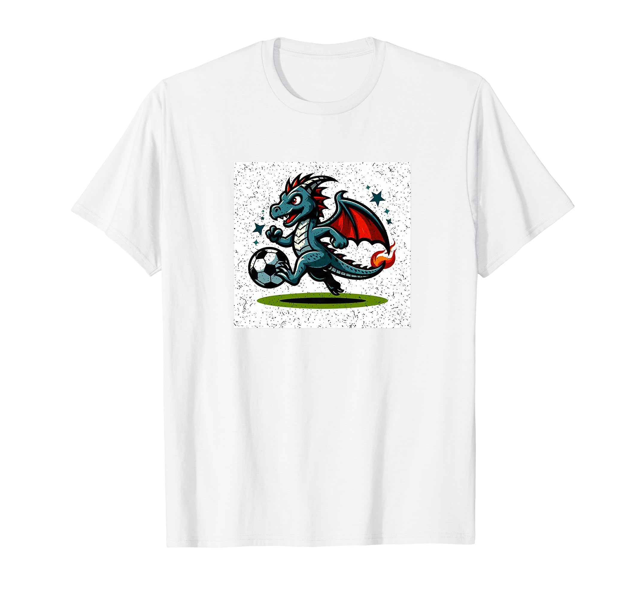 Dragon Playing Soccer T-Shirt - Aesthetic Graphic Unisex - T-Shirt, Sweatshirt, Hoodie