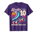 Birthday Roller Skating 10Th Rollin T-Shirt - Aesthetic Graphic Unisex - T-Shirt, Sweatshirt, Hoodie