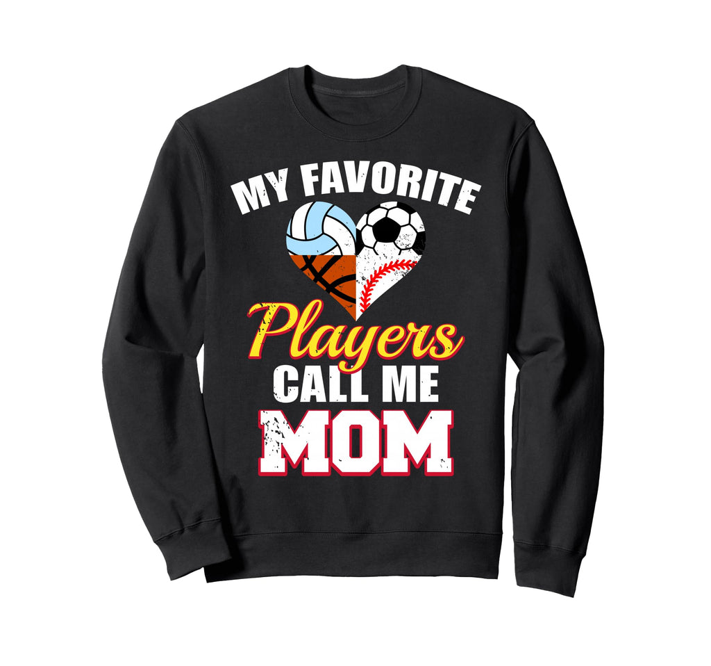 My Favorite Player Mom Soccer Sweatshirt - Graphic Print for Adults - T-Shirt, Sweatshirt, Hoodie
