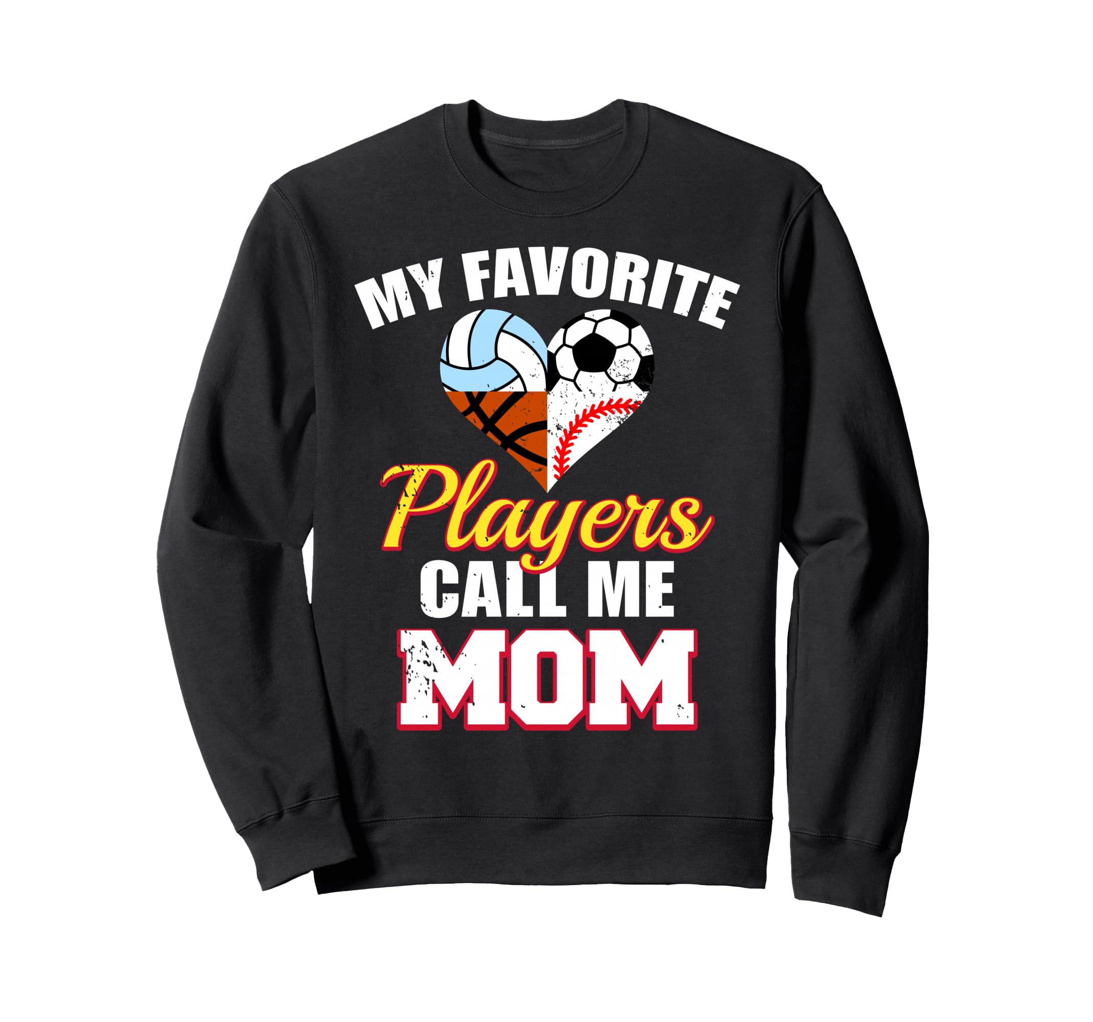 My Favorite Player Mom Soccer Sweatshirt - Graphic Print for Adults - T-Shirt, Sweatshirt, Hoodie