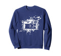 Photographer Gift Camera Sweatshirt - Minimalist Print Men Women - T-Shirt, Sweatshirt, Hoodie