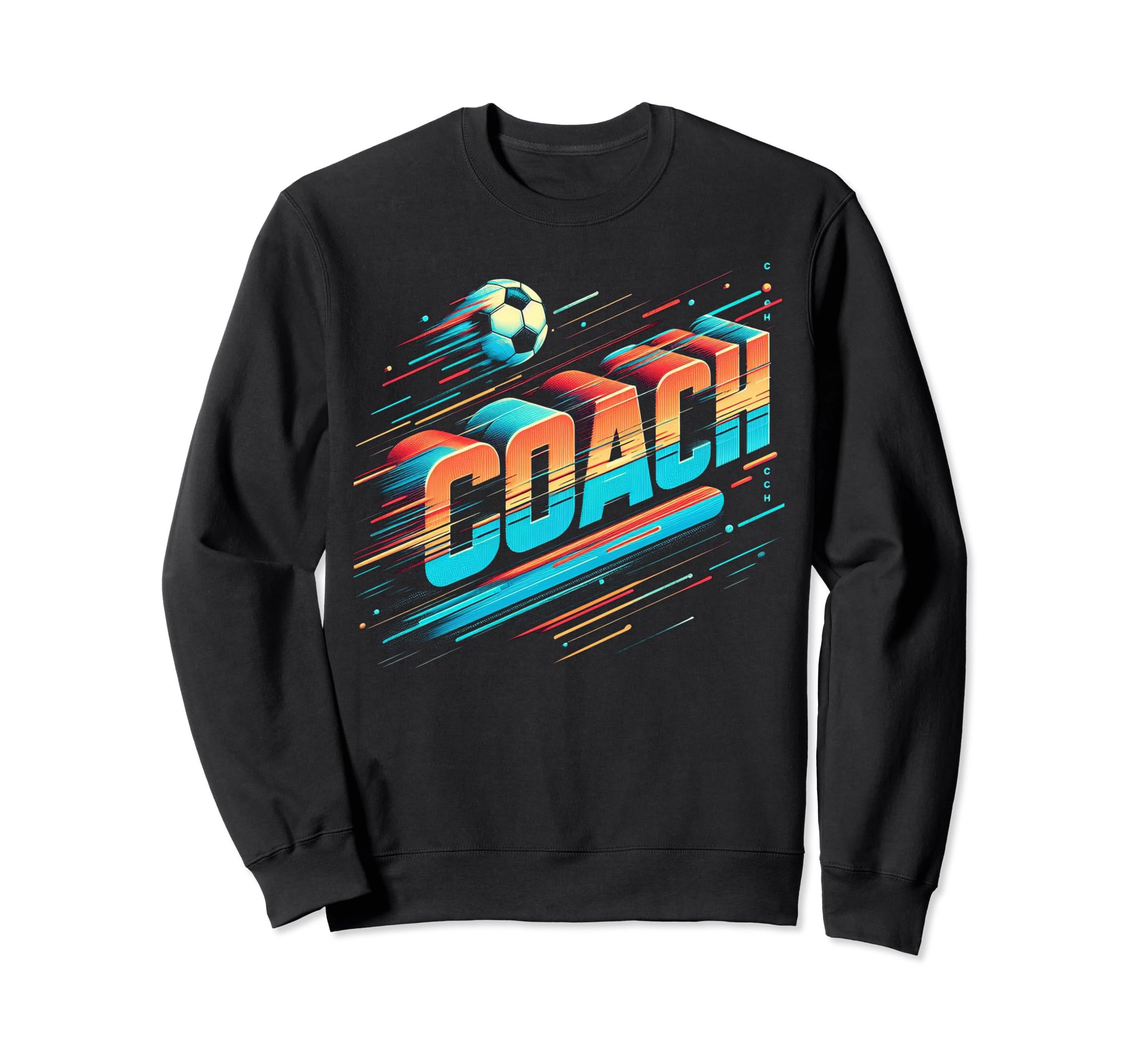 Soccer Coach Training Coaching Football Sweatshirt - Graphic Print Unisex - T-Shirt, Sweatshirt, Hoodie